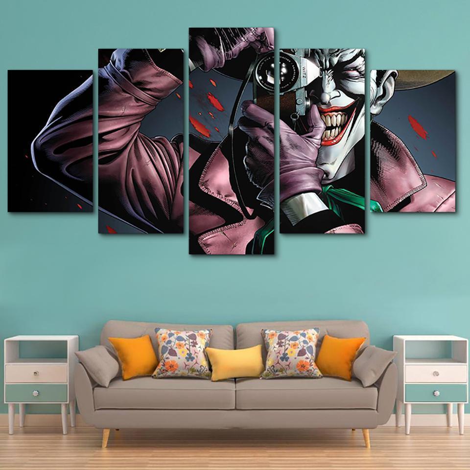 Movie Suicide Squad Joker DC Canvas Wall Art