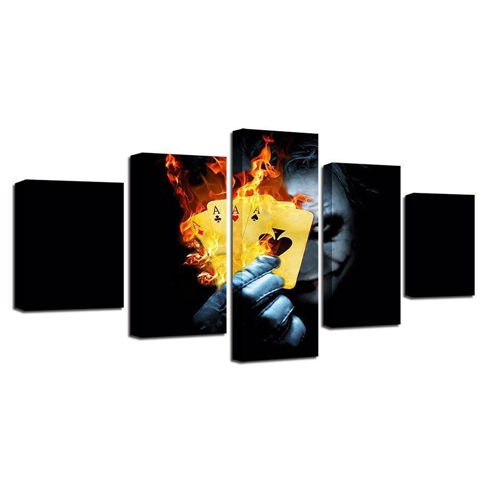Movie Suicide Squad Joker Decoration DC Canvas Wall Art