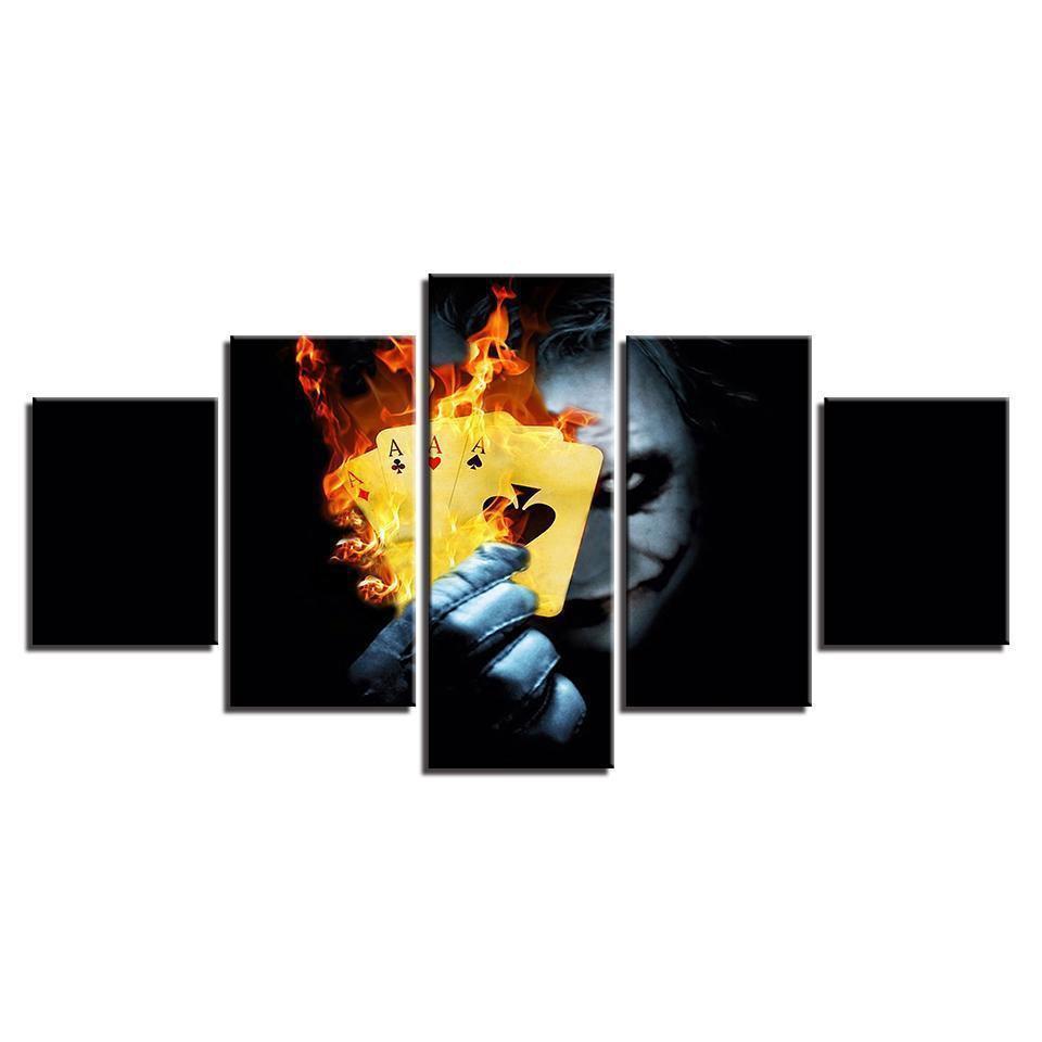 Movie Suicide Squad Joker Decoration DC Canvas Wall Art