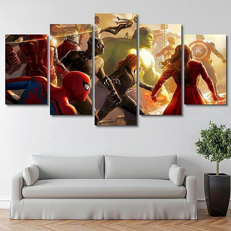 Moving Forward Marvel Canvas Wall Art