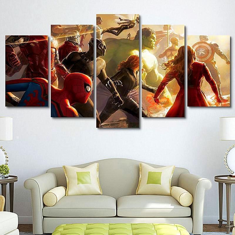 Moving Forward Marvel Canvas Wall Art