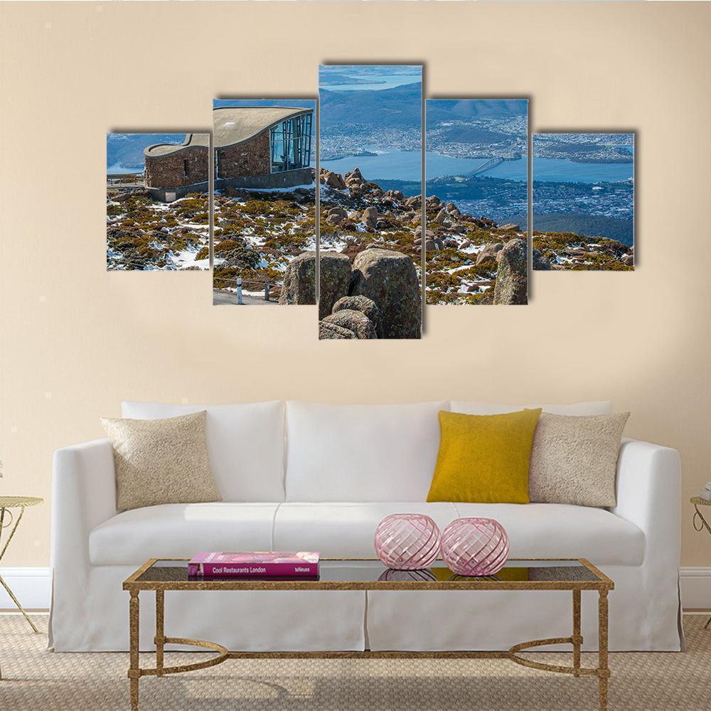 Mt.wellington Of Hobart City Nature Canvas Wall Art