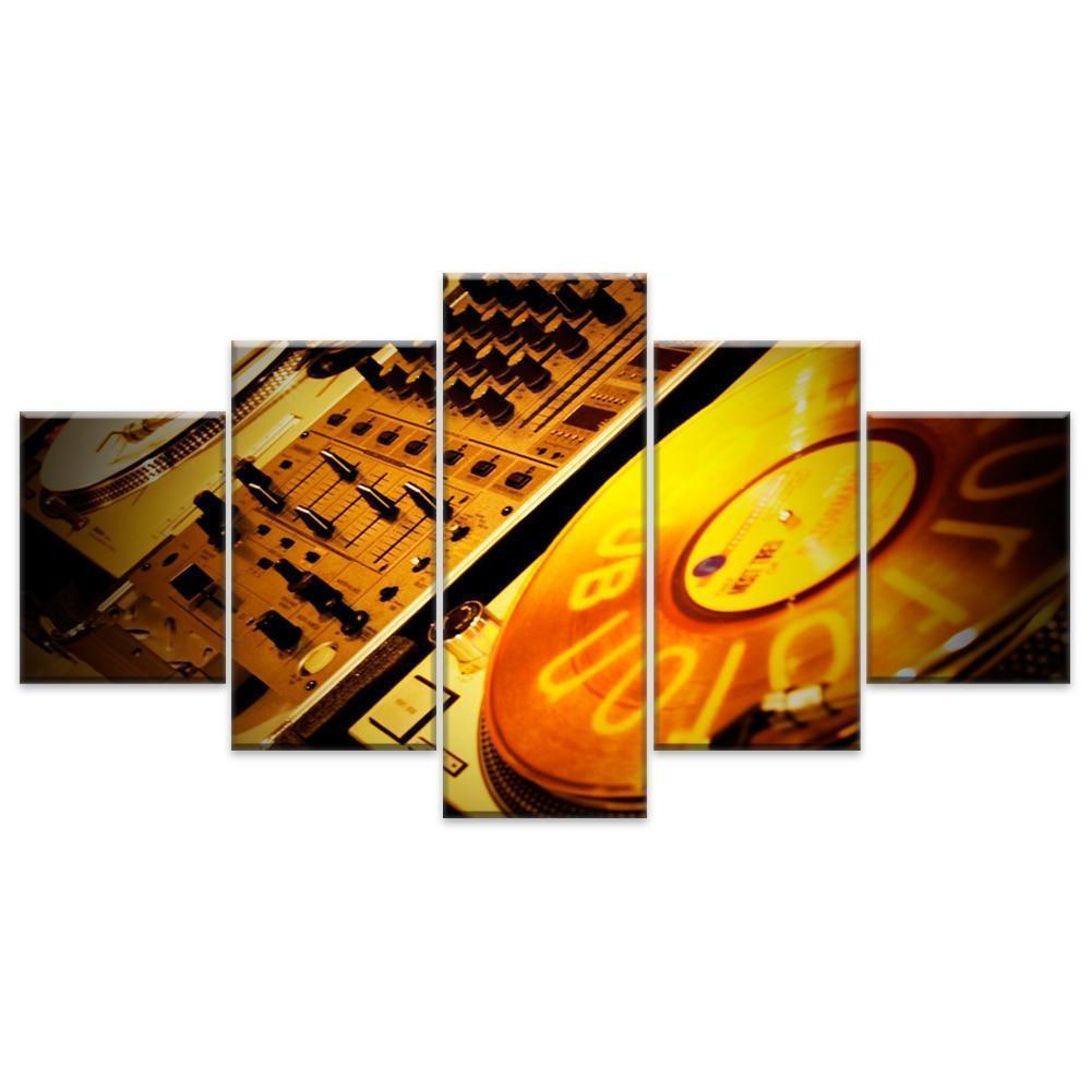 Music Instruments Music Canvas Wall Art