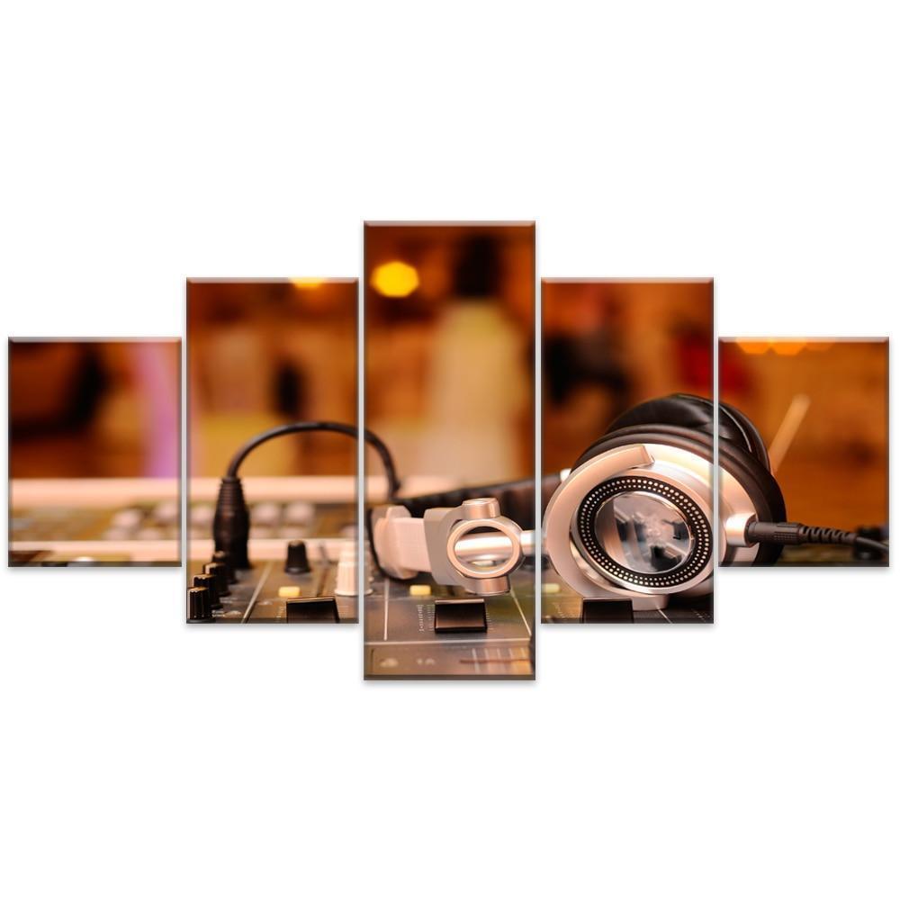 Music Instruments Music Canvas Wall Art
