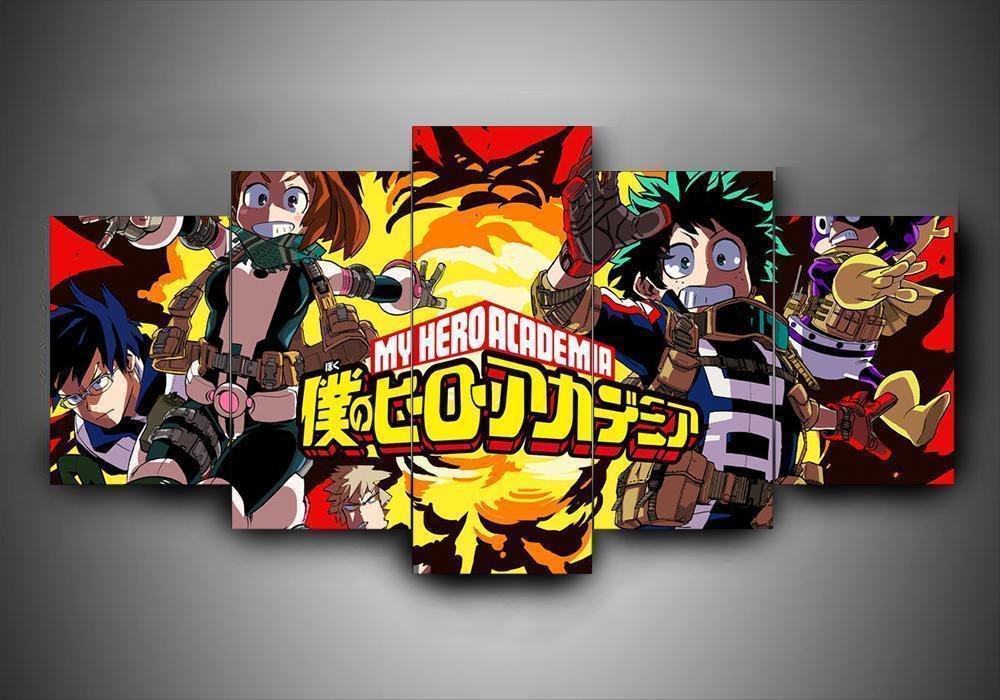 My Hero Academia/boku No Hero Anime Canvas Wall Art