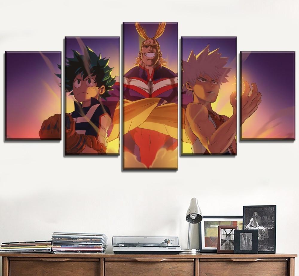 My Hero Academia Characters 1 Anime Canvas Wall Art
