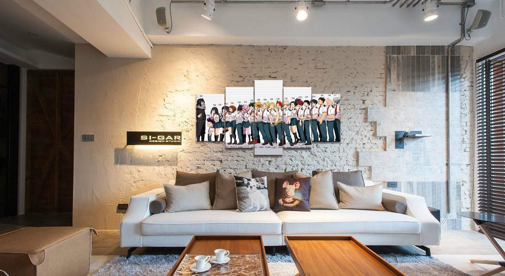 My Hero Academia Characters 3 Anime Canvas Wall Art