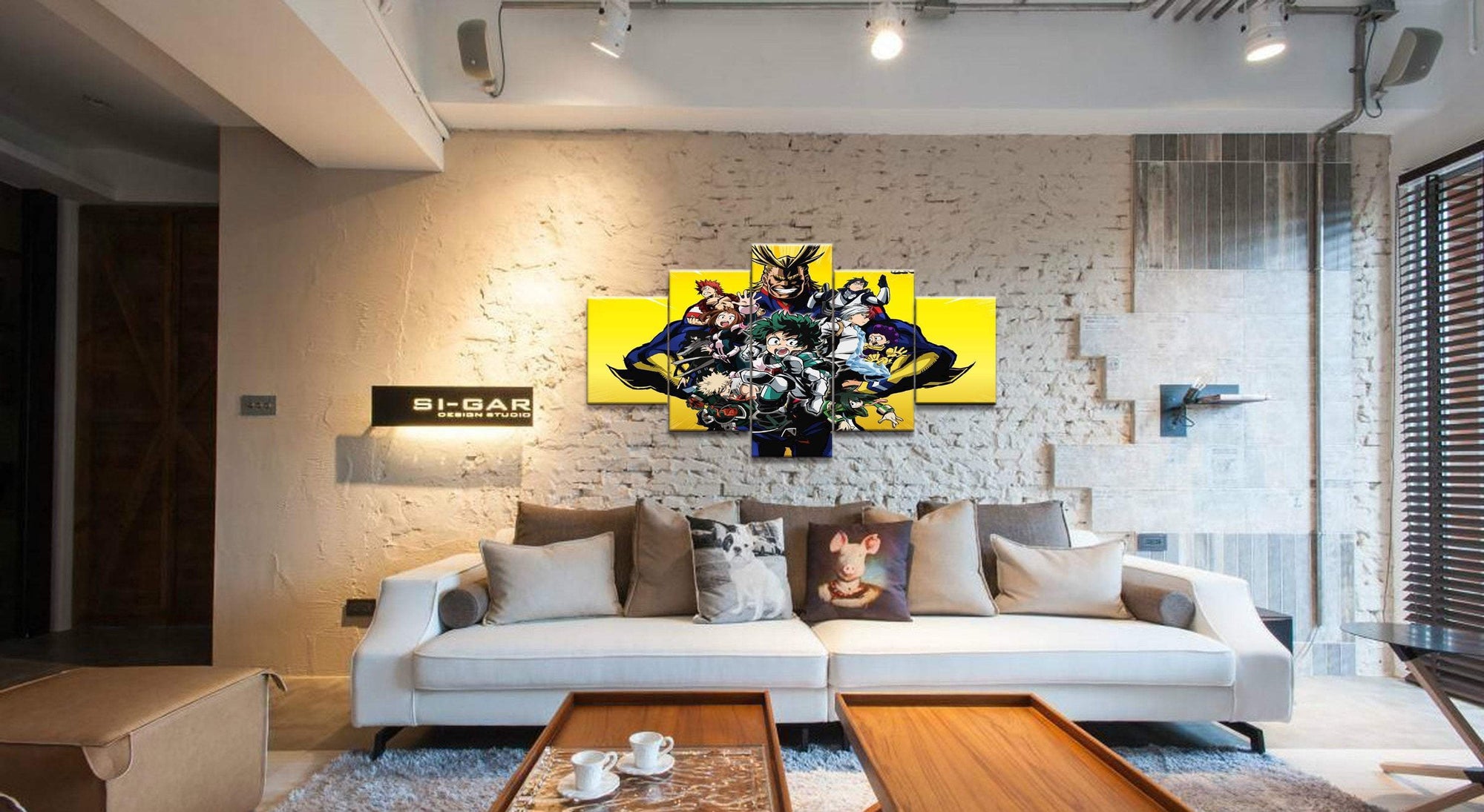 My Hero Academia Characters 4 Anime Canvas Wall Art