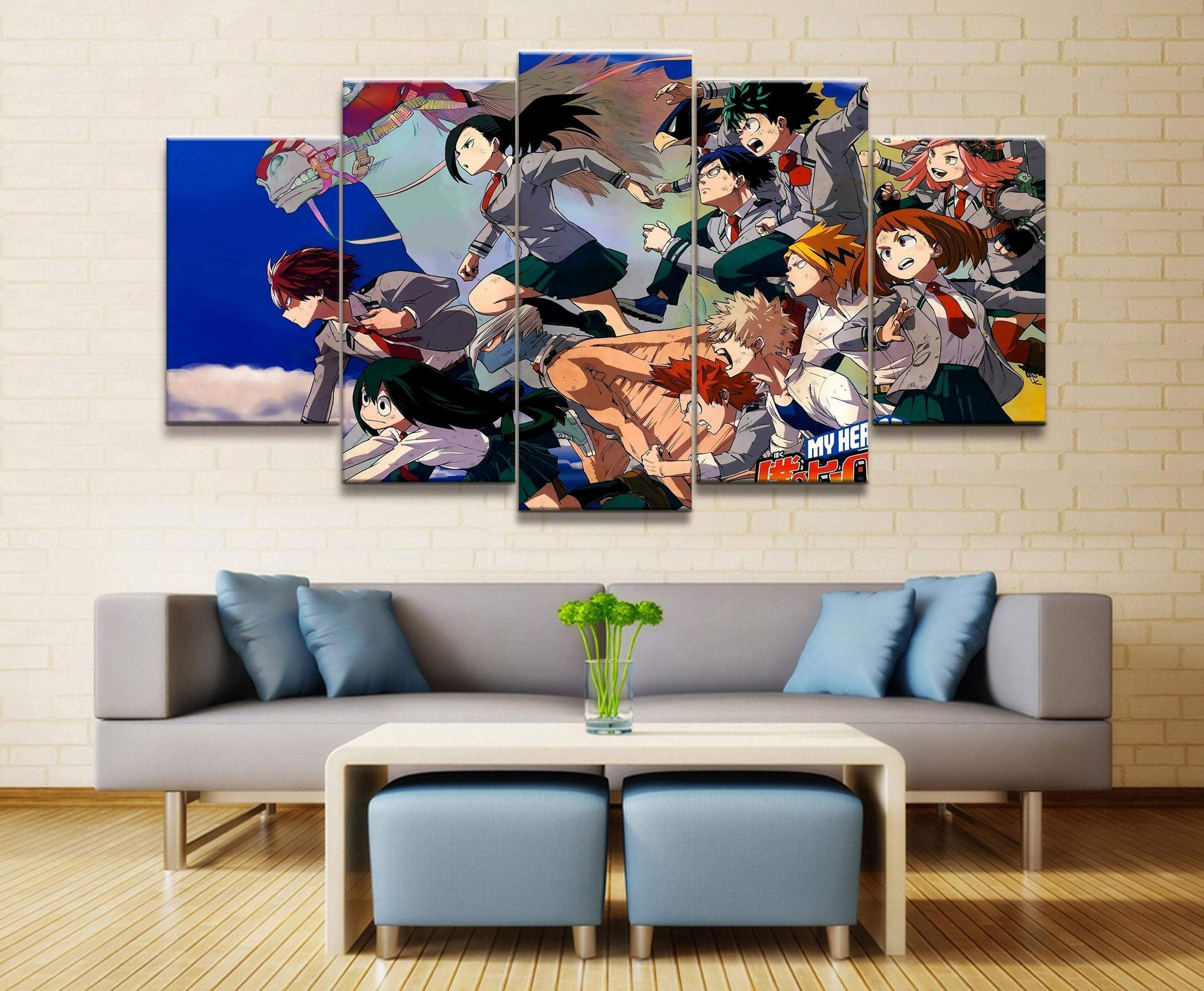 My Hero Academia Characters 5 Anime Canvas Wall Art