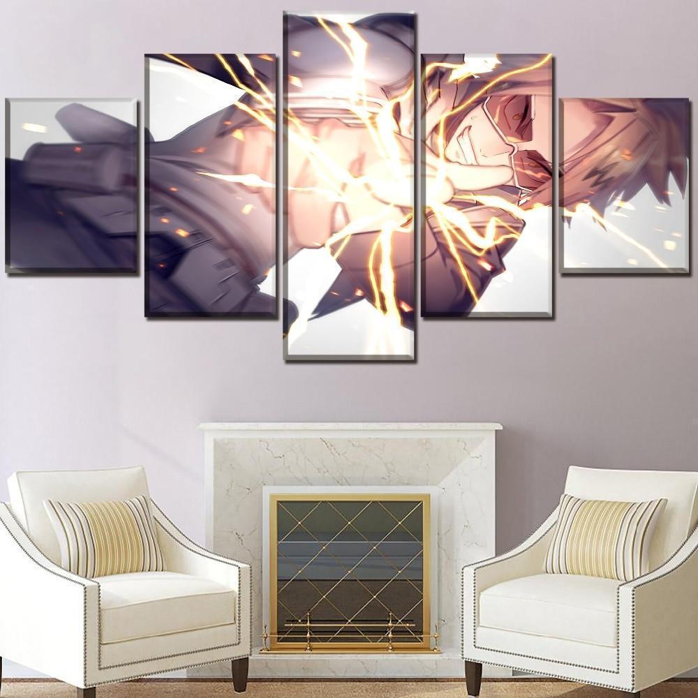 My Hero Academia Denki Kaminari 1 Anime Canvas Wall Art