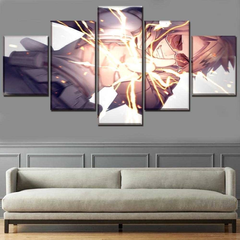 My Hero Academia Denki Kaminari 1 Anime Canvas Wall Art
