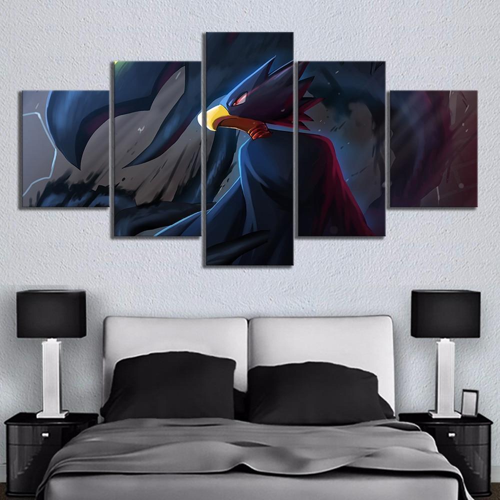 My Hero Academia Fumikage Tokoyami 1 Anime Canvas Wall Art