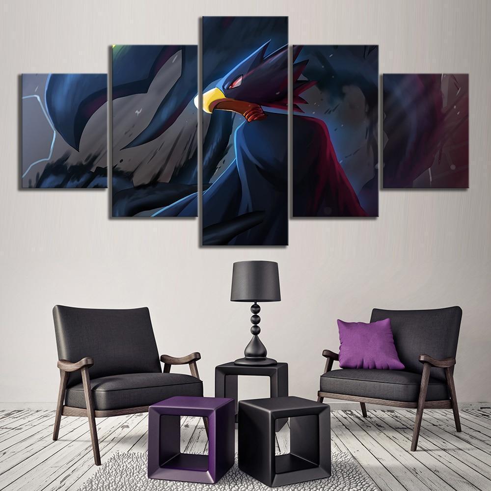 My Hero Academia Fumikage Tokoyami 1 Anime Canvas Wall Art