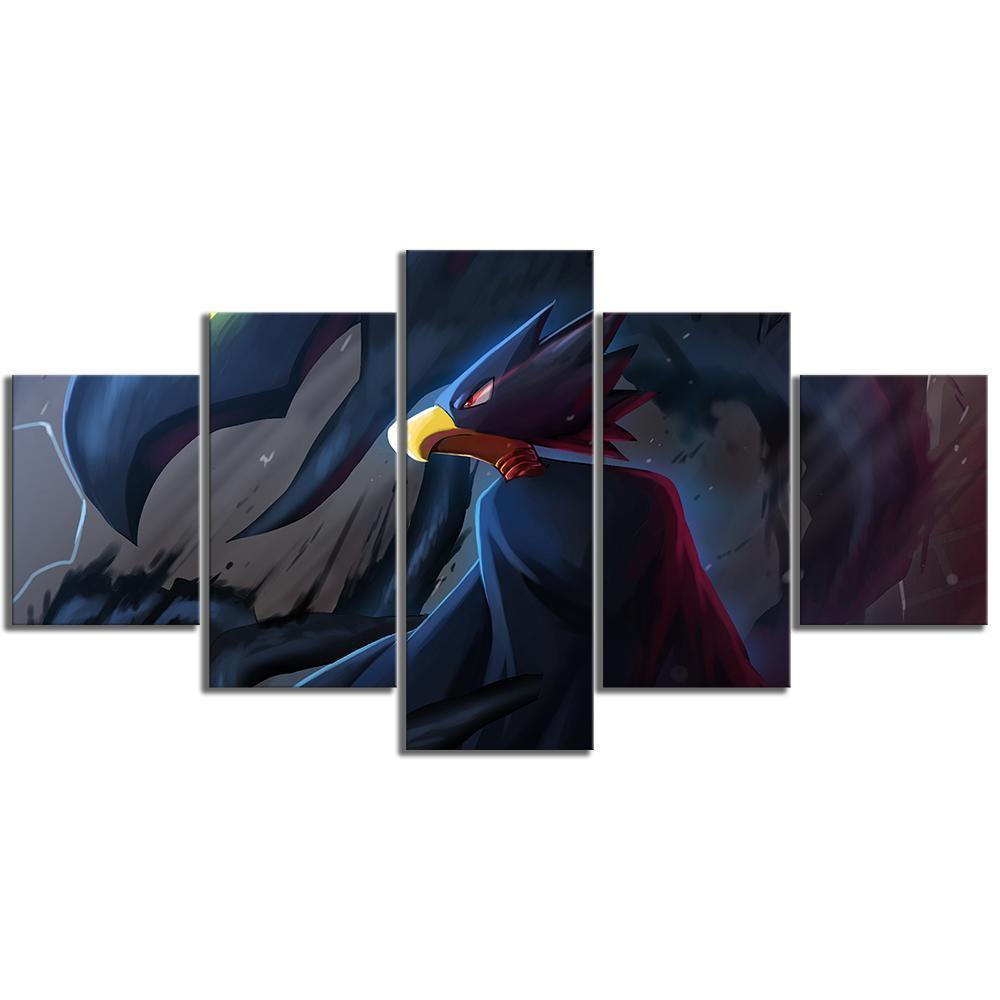 My Hero Academia Fumikage Tokoyami 1 Anime Canvas Wall Art