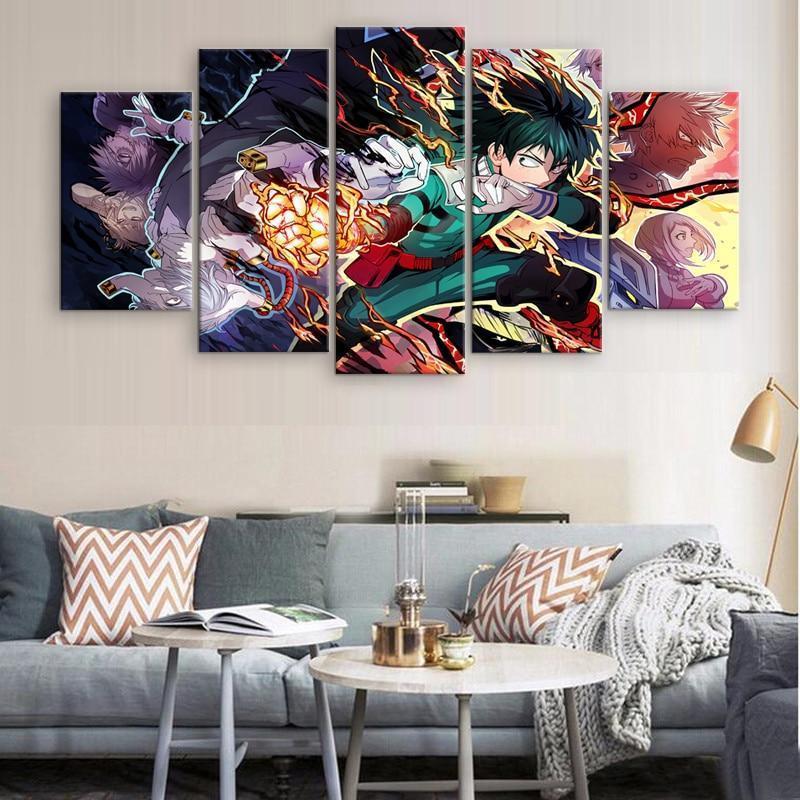 My Hero Academia Izuku Midoriya 2 Anime Canvas Wall Art