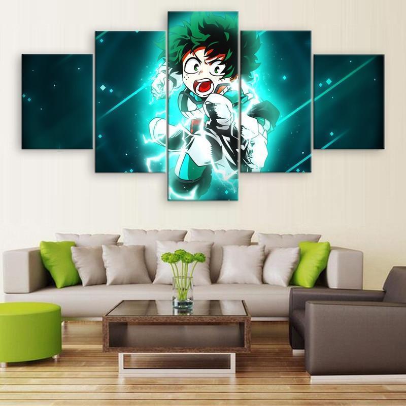 My Hero Academia Izuku Midoriya 3 Anime Canvas Wall Art