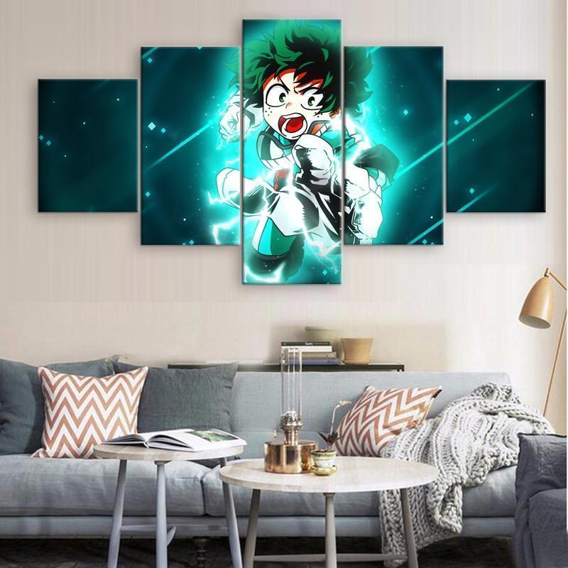 My Hero Academia Izuku Midoriya 3 Anime Canvas Wall Art