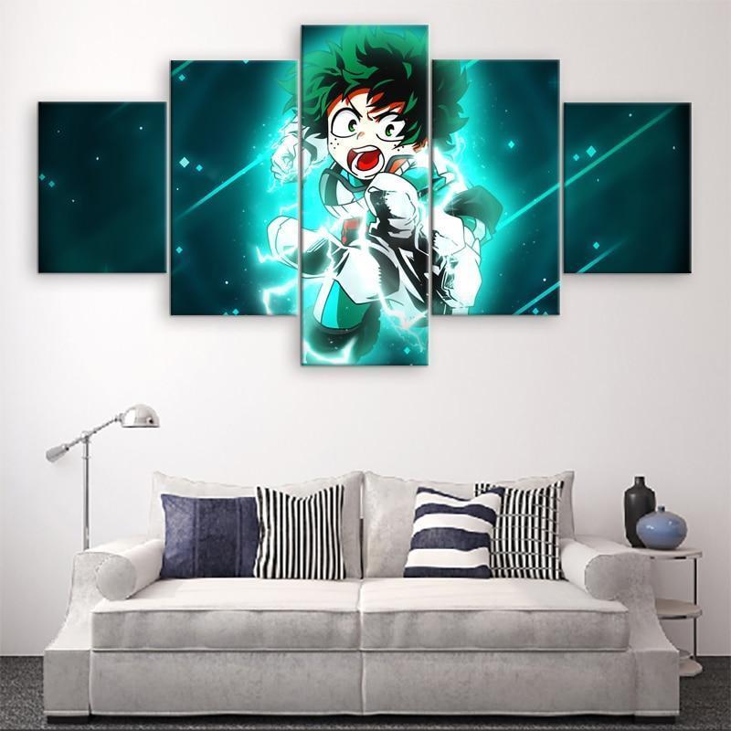 My Hero Academia Izuku Midoriya 3 Anime Canvas Wall Art