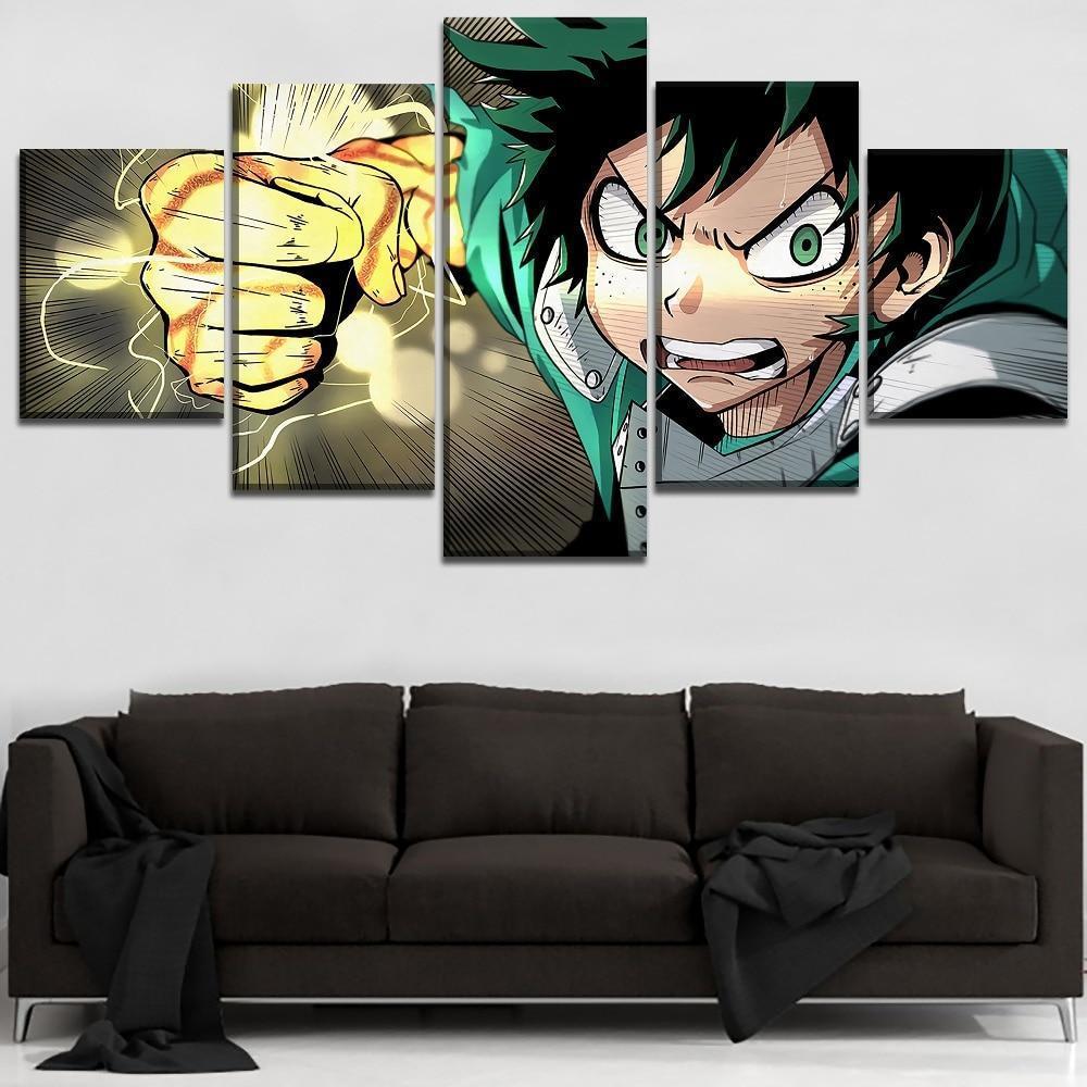 My Hero Academia Izuku Midoriya 6 Anime Canvas Wall Art