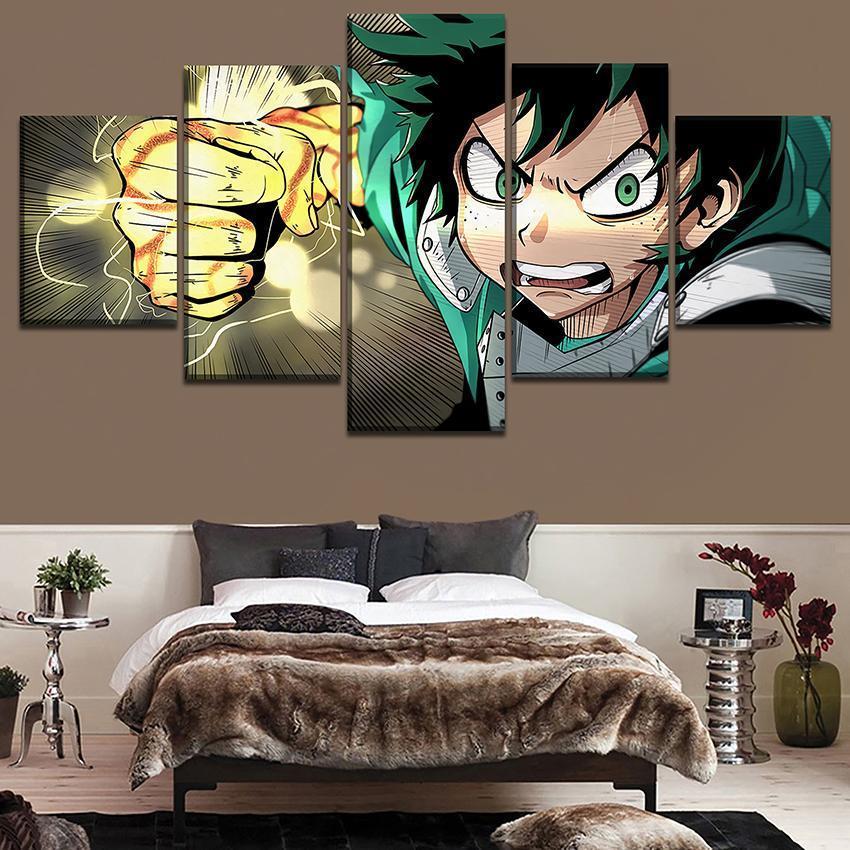 My Hero Academia Izuku Midoriya 6 Anime Canvas Wall Art
