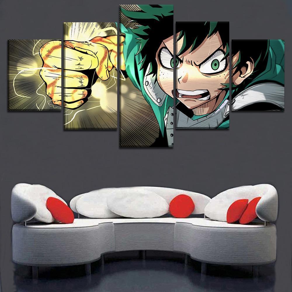 My Hero Academia Izuku Midoriya 6 Anime Canvas Wall Art