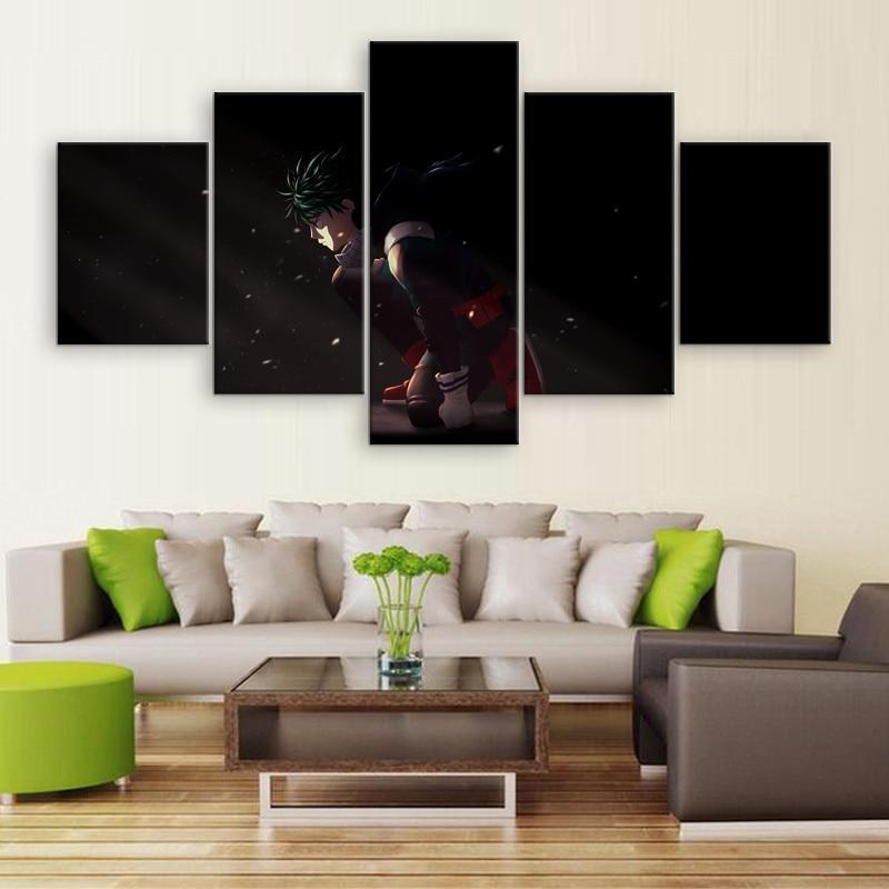 My Hero Academia Izuku Midoriya 8 Anime Canvas Wall Art