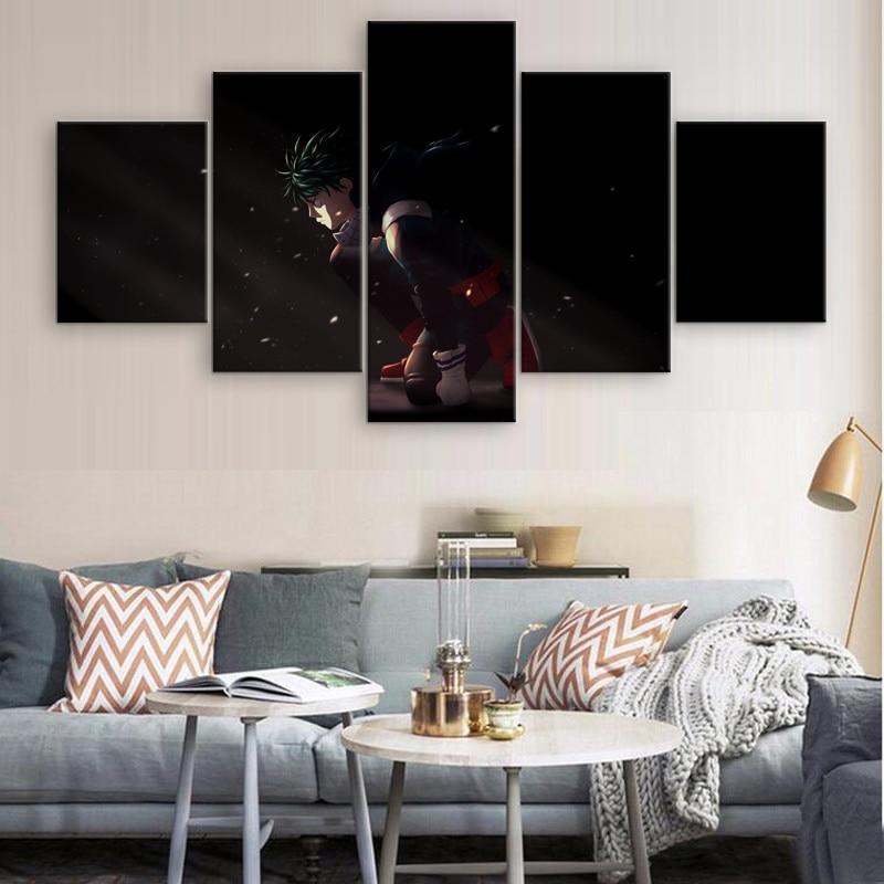 My Hero Academia Izuku Midoriya 8 Anime Canvas Wall Art