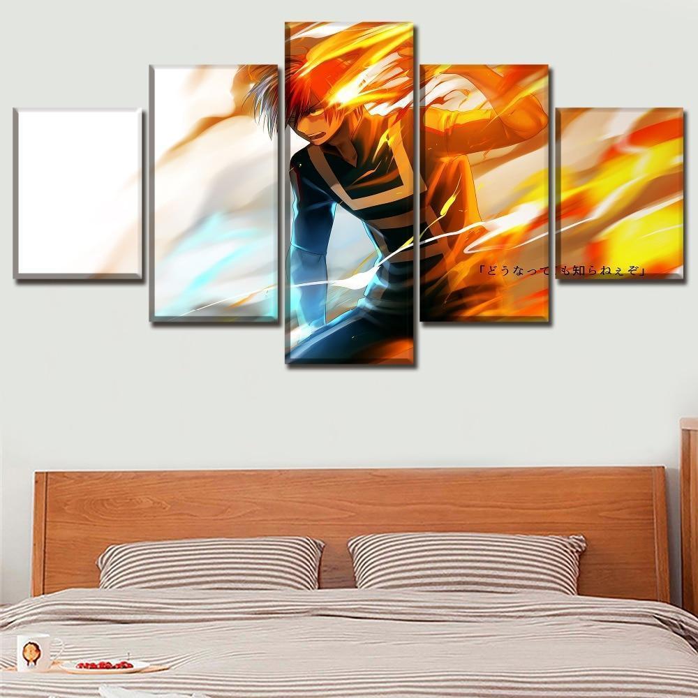 My Hero Academia Shoto Todoroki 1 Anime Canvas Wall Art