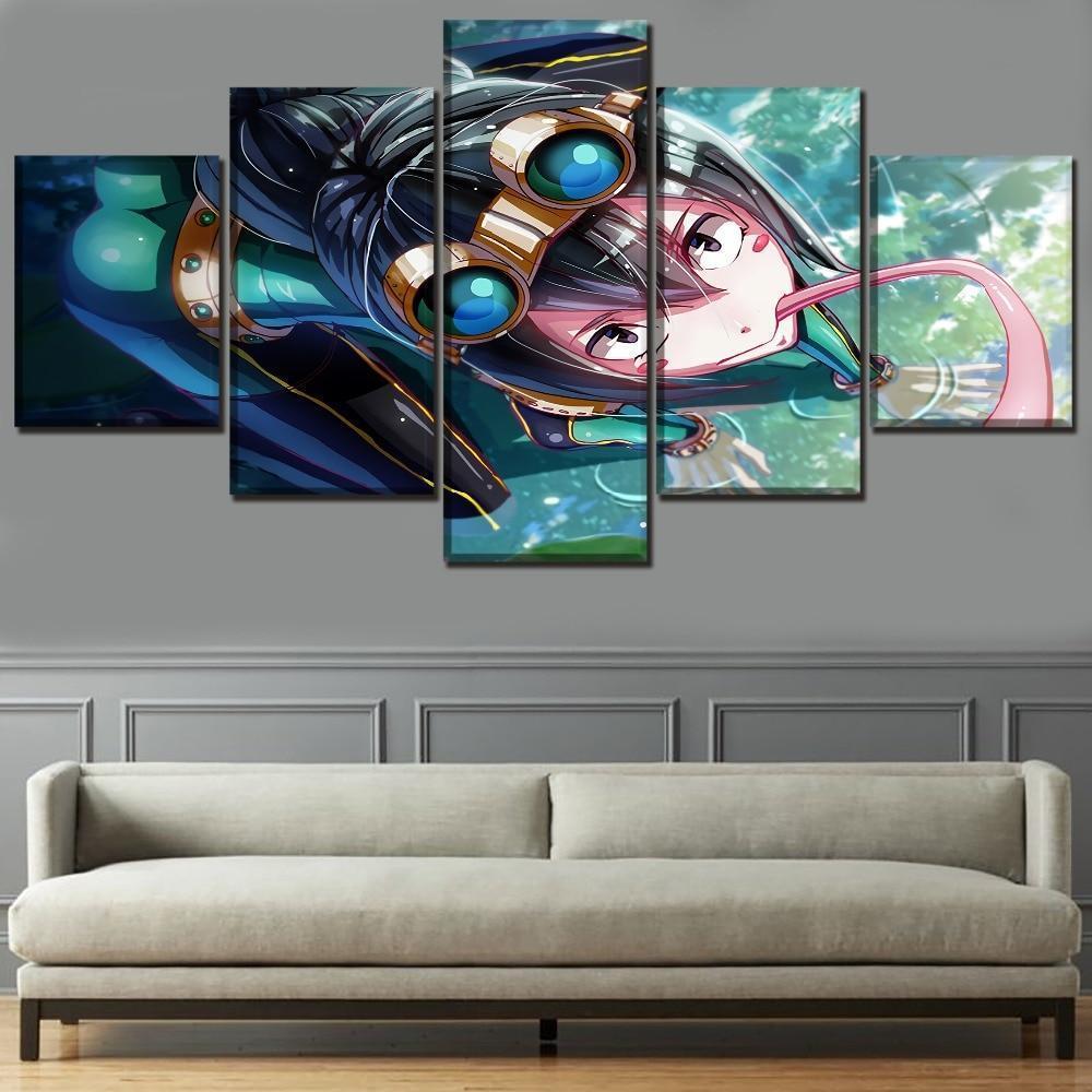 My Hero Academia Tsuyu Asui 1 Anime Canvas Wall Art