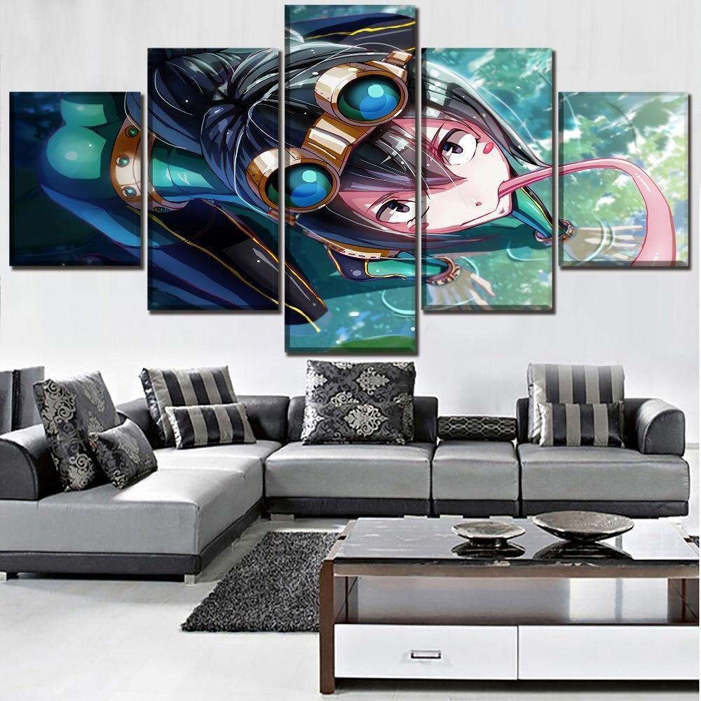 My Hero Academia Tsuyu Asui 1 Anime Canvas Wall Art