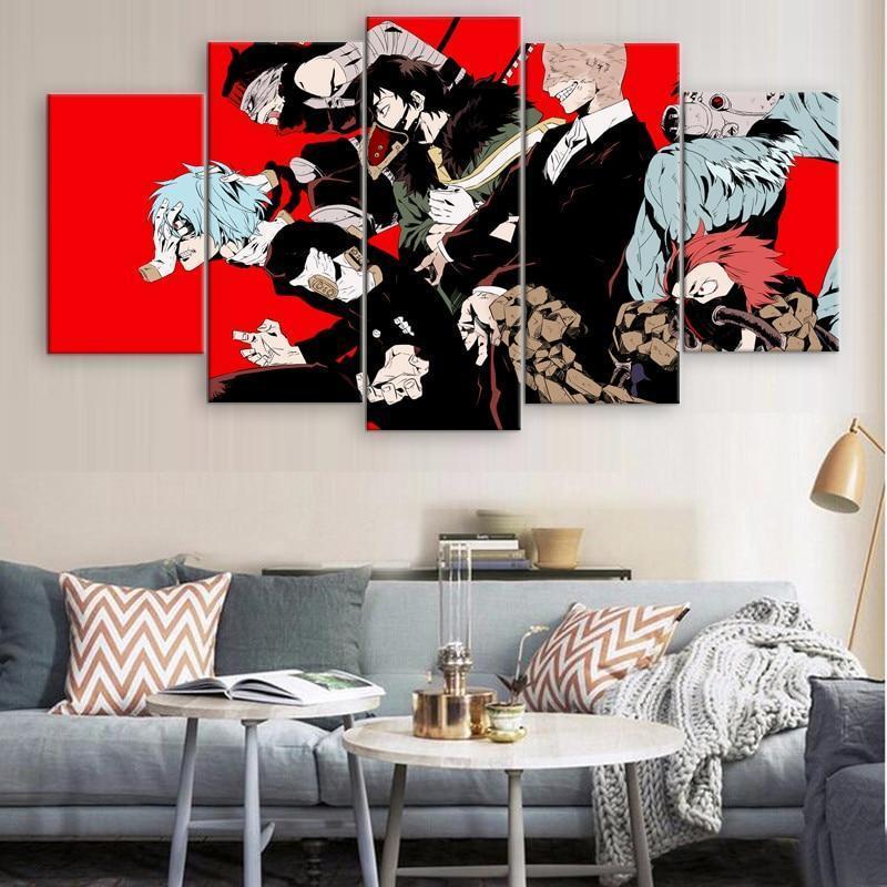 My Hero Academia Villains Anime Canvas Wall Art