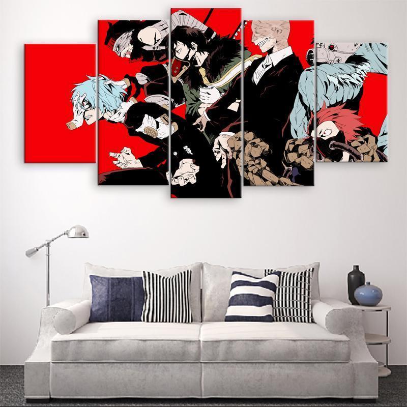 My Hero Academia Villains Anime Canvas Wall Art