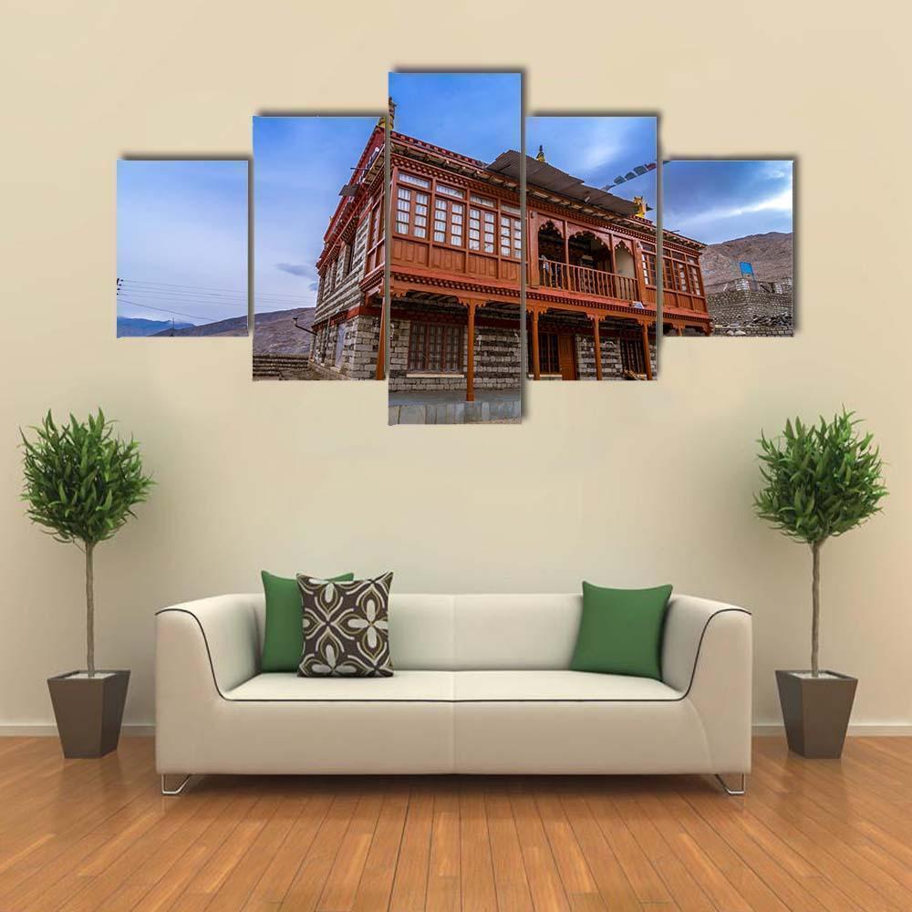 Nako Monastery In Kinnaur Valley Himachal Pradesh Nature Canvas Wall Art