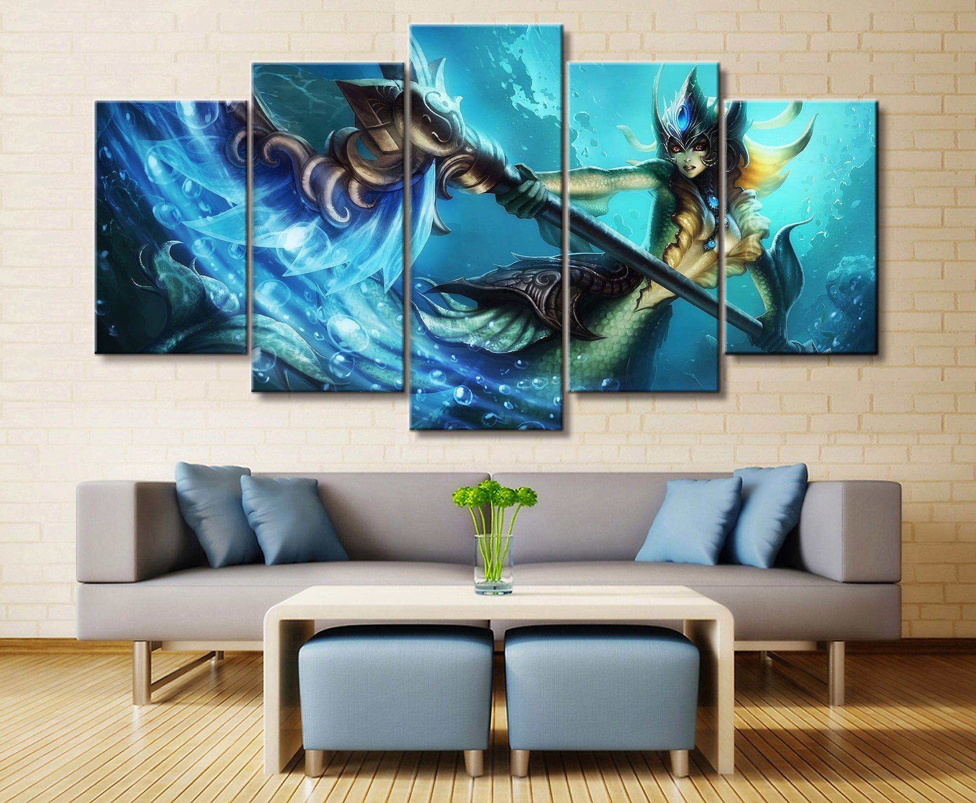 LOL League Of Legends Nami Game Canvas Wall Art