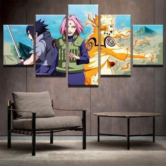 Naruto 9 Anime Canvas Wall Art