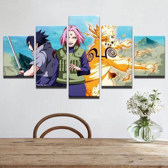 Naruto 9 Anime Canvas Wall Art
