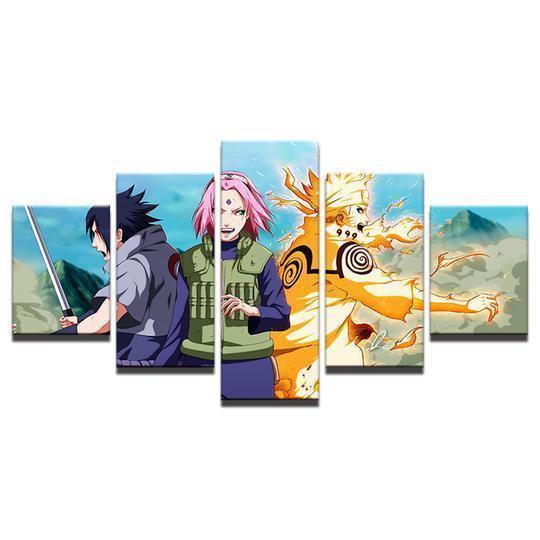 Naruto 9 Anime Canvas Wall Art