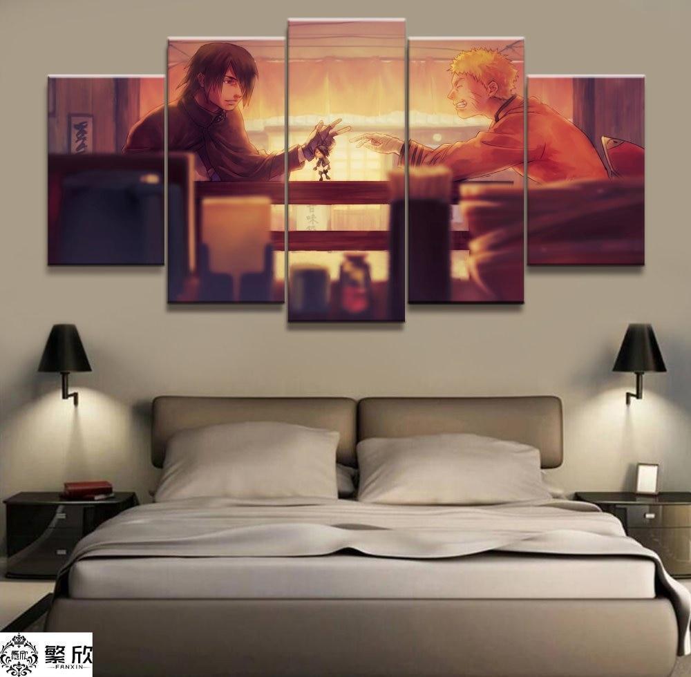 Naruto and Sasuke  Anime Canvas Wall Art