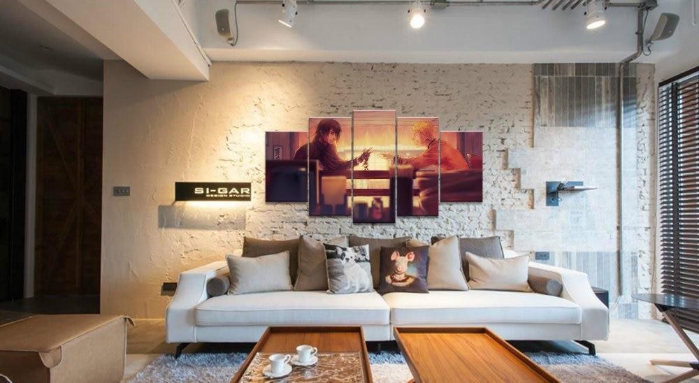 Naruto and Sasuke  Anime Canvas Wall Art