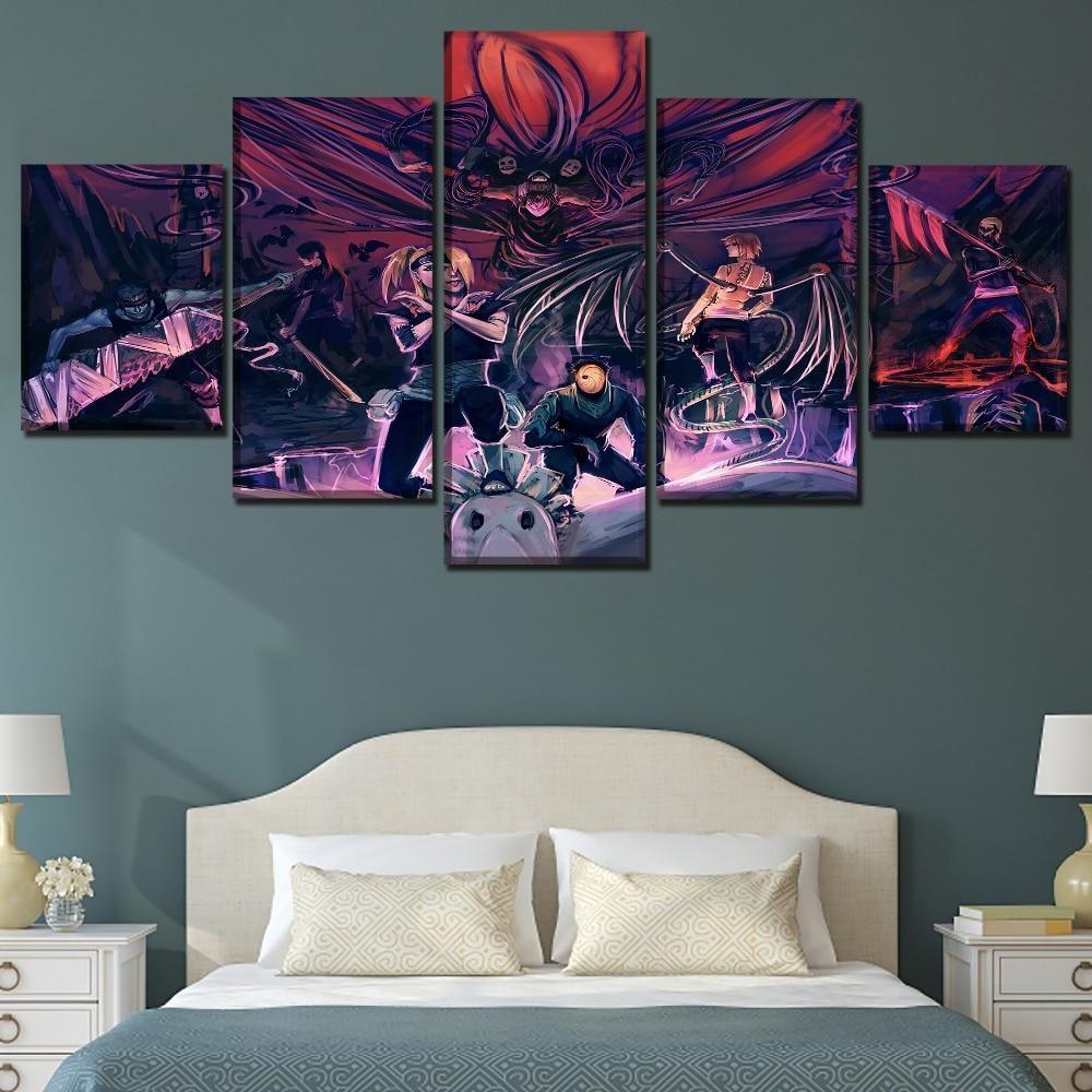 Naruto Artistic Characters  Anime Canvas Wall Art