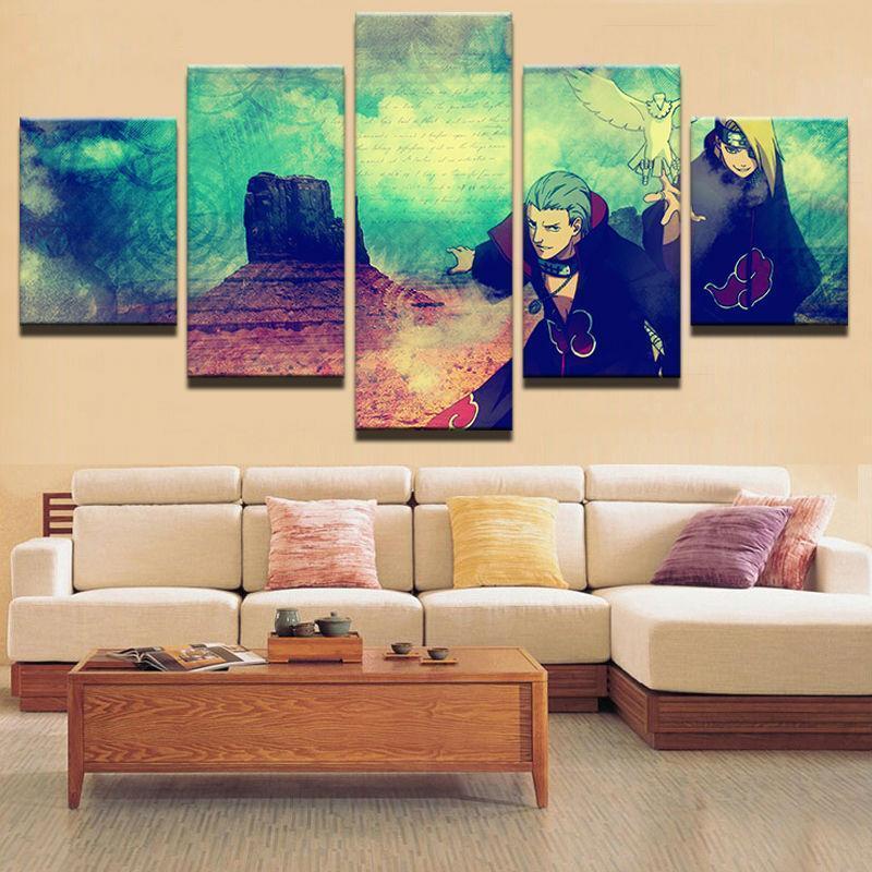 Naruto Cartoon Characters  Anime Canvas Wall Art
