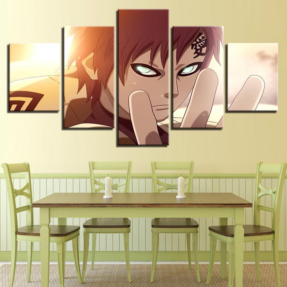 Naruto Character 4 Anime Canvas Wall Art