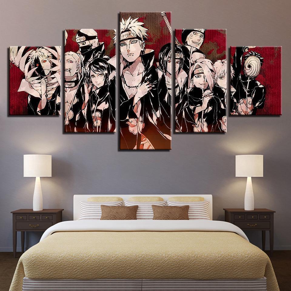 Naruto Characters Picture Anime Canvas Wall Art