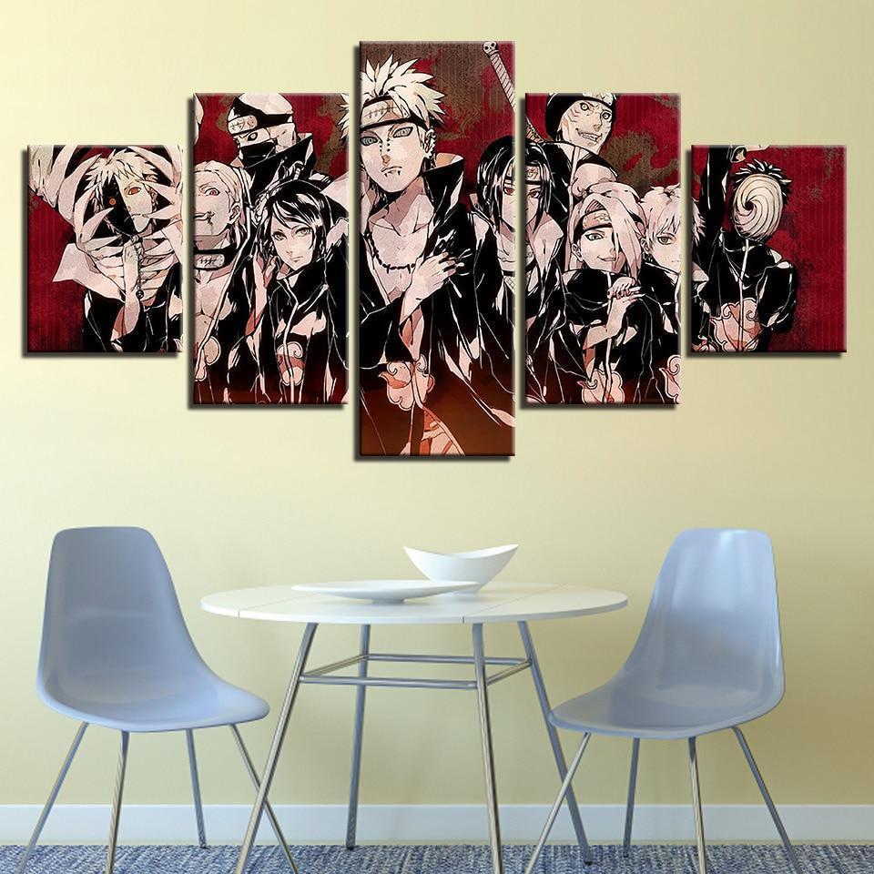 Naruto Characters Picture Anime Canvas Wall Art