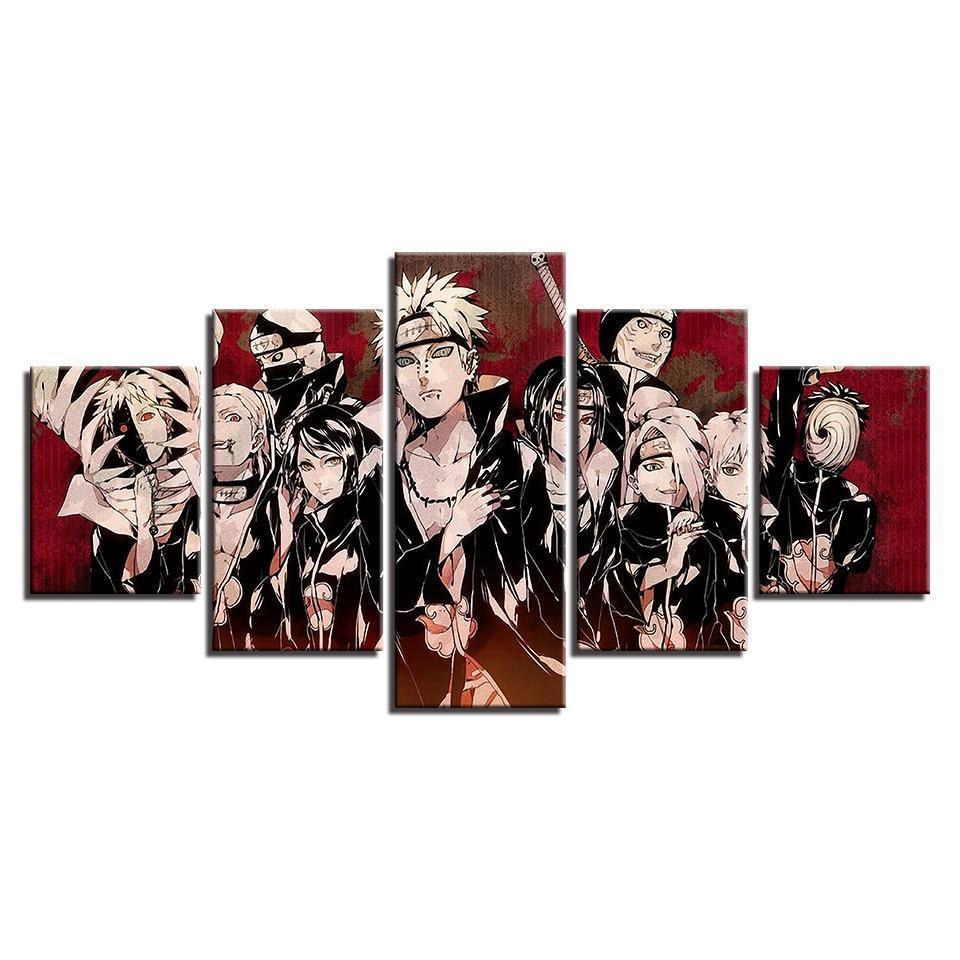 Naruto Characters Picture Anime Canvas Wall Art