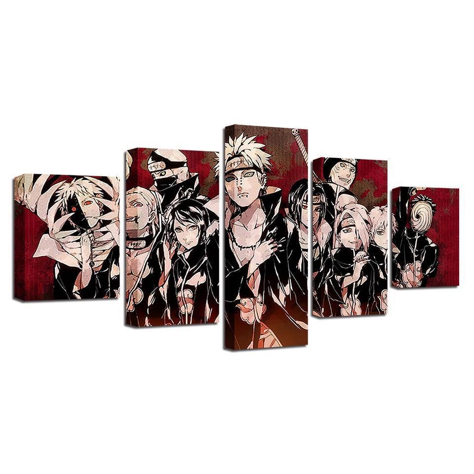 Naruto Characters Picture Anime Canvas Wall Art