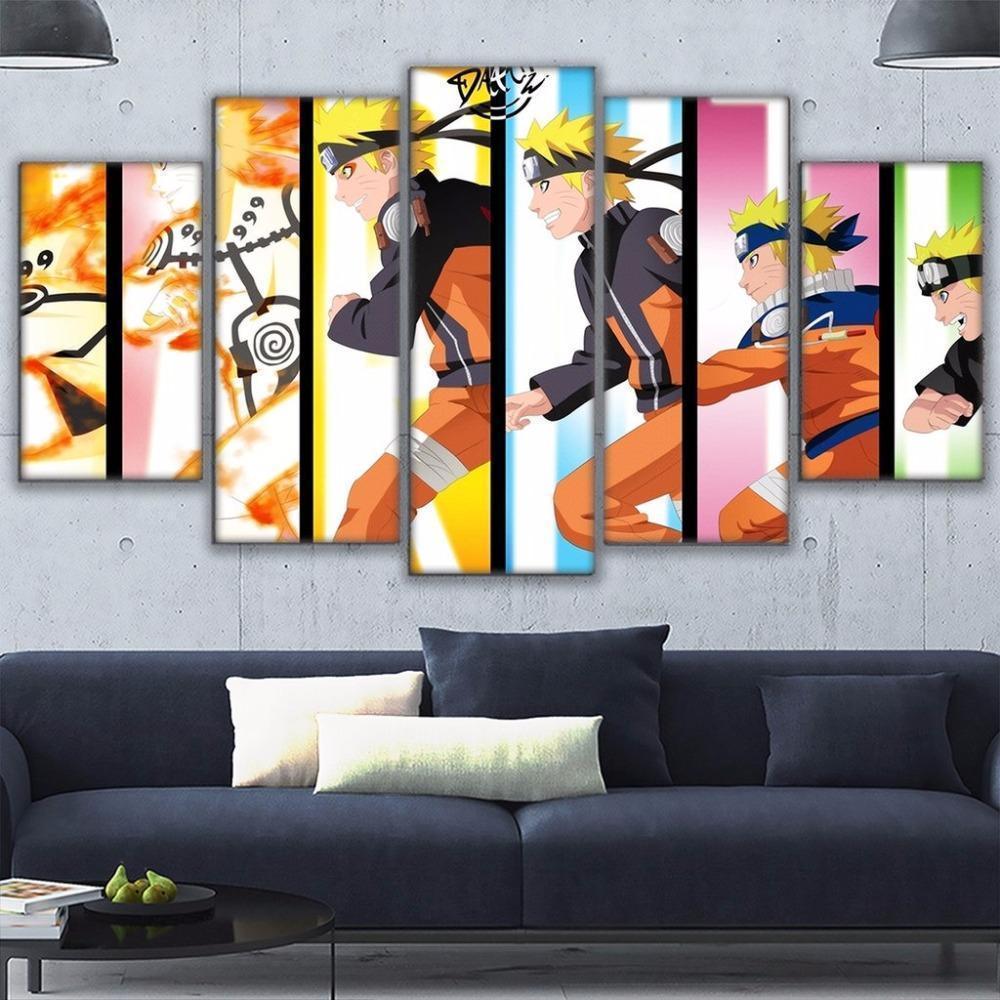Naruto Collage Anime Canvas Wall Art