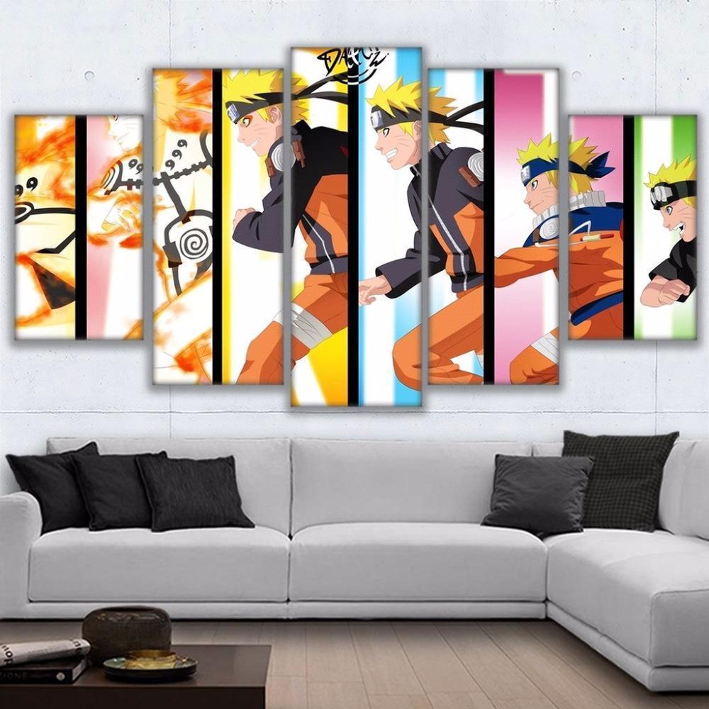 Naruto Collage Anime Canvas Wall Art