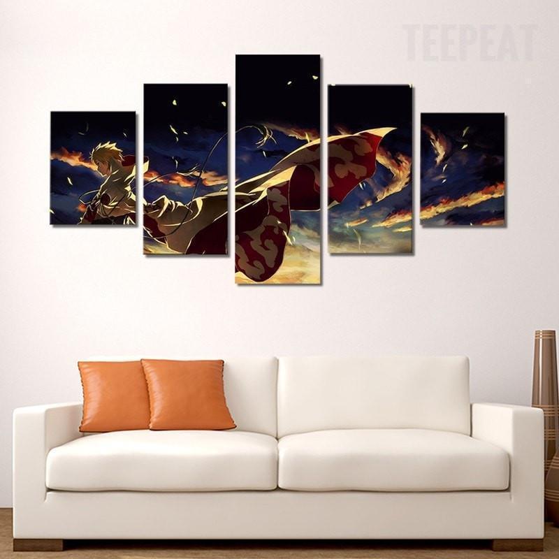 Naruto Hokage : Sage Mode Anime Canvas Wall Art