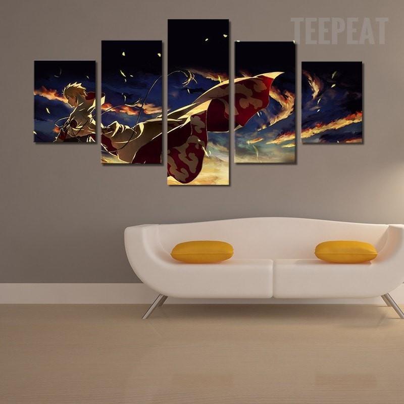 Naruto Hokage : Sage Mode Anime Canvas Wall Art